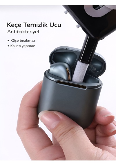 Limited 6in1 Elektronik Temizleme Seti Laptop Tablet Klavye Kulaklık Office Temizlik Kiti Beyaz