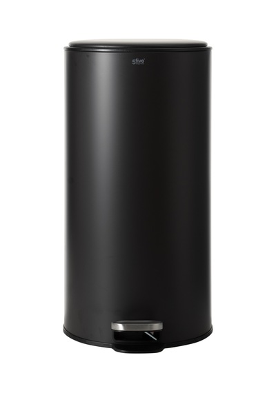 Mudo Home Boho Round Çöp Kovası Siyah 30lt Diğer