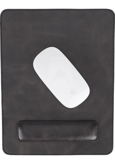 Comfy Bileklikli Deri Mouse Pad TN1 Siyah