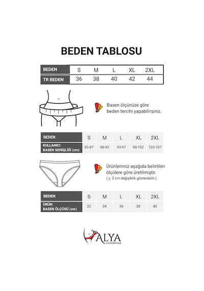 Alya Underwear Basic Lazer Kesim Kadın Bikini Külot Dikişsiz Kadın Slip - Ultra Esnek Ve Rahat 6'lı Paket Siyah