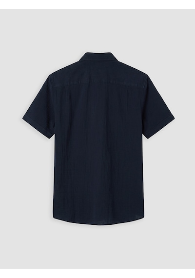 Lcwaıkıkı Classic Lacivert Regular Fit Armürlü Erkek Gömlek