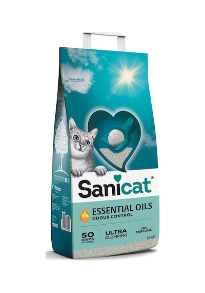 Sanicat Essential Oils Kokusuz Kedi Kumu 10 Kg