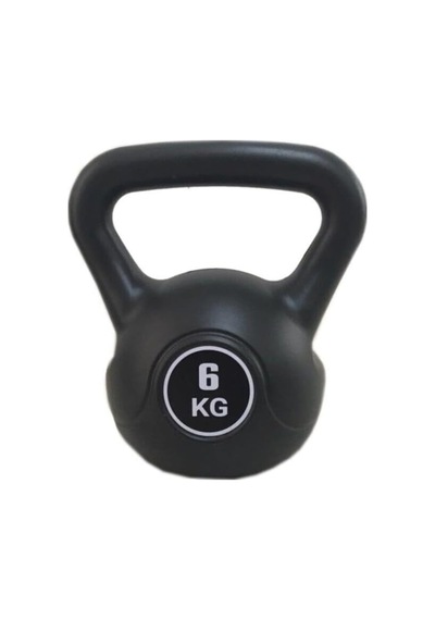 6 Kg Kettlebell Çaydanlık Dambıl Siyah Tek Ebat