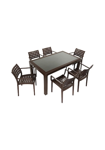 Depootoptan Mandella Wood 90 x 150 CM Cafe Koltuk Camlı Masa Takımı Kahverengi Depootoptan Mandella Wood 90 x 150 CM Cafe Koltuk Camlı Masa Takımı Kahverengi