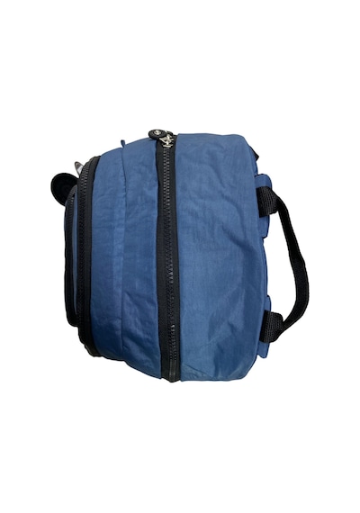 Cakard Su Geçirmez Kaliteli Astarlı Krinkıl Kumaş Unisex Iki Gözlü Okul Spor Seyahat Sırt Çantası 30x38cm Mavi