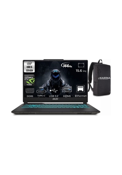 MSI Cyborg 15 i5-13420H A13ve-1252xtr-001 32 GB 512 GB RTX4050 15.6" Dos Dizüstü Bilgisayar