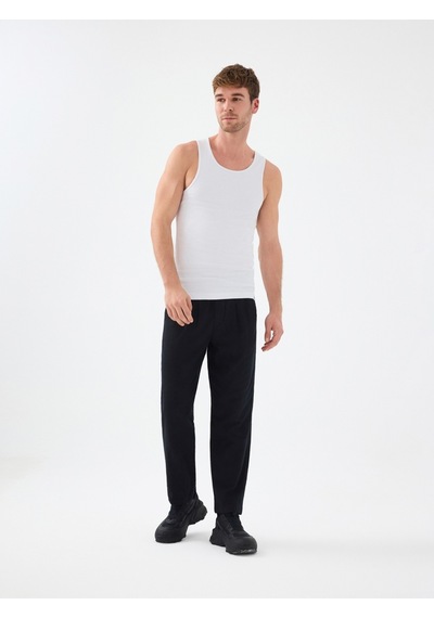 Regular Fit Erkek Atlet Beyaz