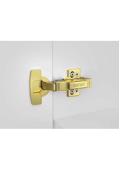 Samet Master Frenli Düz Menteşe Gold 2 Li Paket