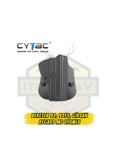 Cytac Speeder Taktikal Polimer Outdoor Kemer Çantası 2565 Siyah