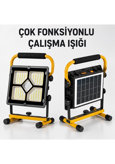 400 Led Çok Amaçlı Taşınabilir Projektör 4 Ayrı Kullanım Seçeneği Ve Powerbank Özelliği