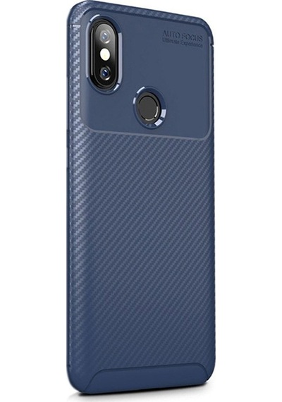 Apsuwa Xiaomi Red Mi Note 5 Pro Kılıf Negro Karbon Fiber Silikon