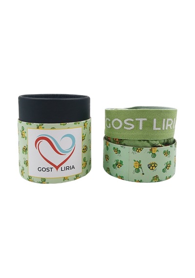 Gost Liria Tortoise Desenli Erkek Boxer Yeşil