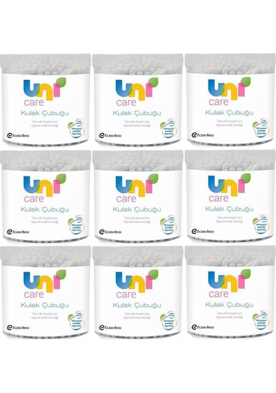 Uni Baby Kulak Temizleme Çubuğu 100 Adet 9 Lu Set