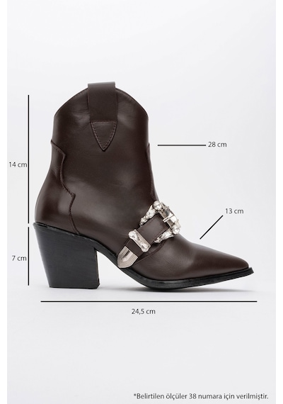 Luvishoes Luvi Shoes Any Kahve Cilt Taşlı Hakiki Deri Kadın Topuklu Bot Kahverengi Deri Luvishoes Luvi Shoes Any Kahve Cilt Taşlı Hakiki Deri Kadın Topuklu Bot Kahverengi Deri