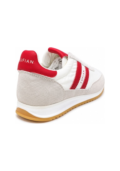Lufian 121230067 Greta Deri Unisex Sneaker Ayakkabı Kırmızı