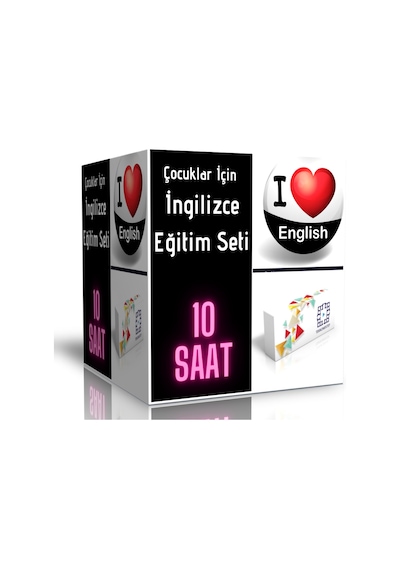 Çocuklar İçin İngilizce Görüntülü Eğitim Seti