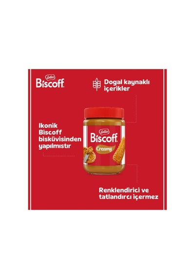 Biscoff Spread Sürülebilir Karamelize Bisküvi Ezmesi 400 Gr X2
