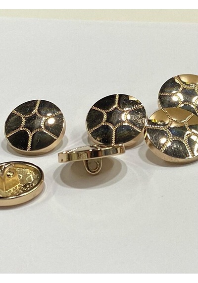 Metal Düğme/trençkot Ceket Boyu/ 6 Lı Set/2,3 Cm/jx26/parlak Gold