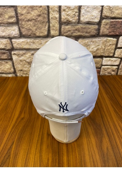 Hamze Ny Yankees New York Detaylı Beyzbol Gabardin Cap Şapka Beyaz