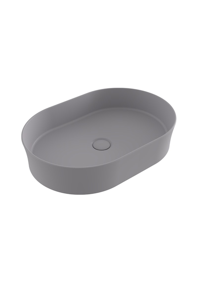 Bocchi Sottile Slim Line 1521-006-0125 Tezgah Üstü Lavabo Mat Gri 55 CM 1466841