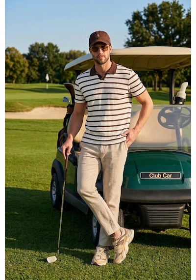 Buratti Erkek Polo T Shirt 5904022 Kahve