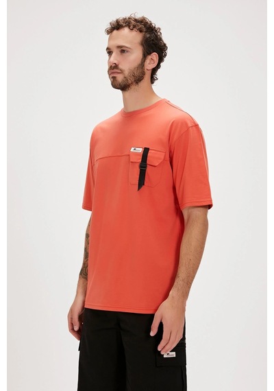 Bad Bear Clıfford T-shırt Turuncu Erkek Tshirt Siyah