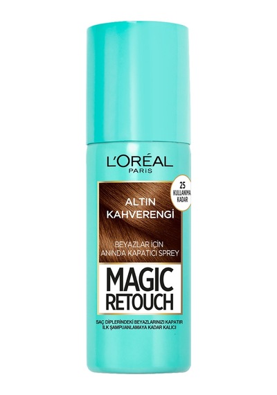 L'oréal Paris Magic Retouch Beyaz Dipleri Kapatıcı Spray - Altın Kahverengi - 6 Adet Tarı