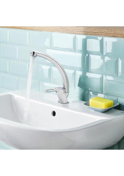 Dante Krom Kısa Kuğu Lavabo Bataryası D-40204 Diğer