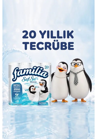 Familia Saf Su Dokunuşu Kağıt Havlu 12 Rulo X 2 Adet