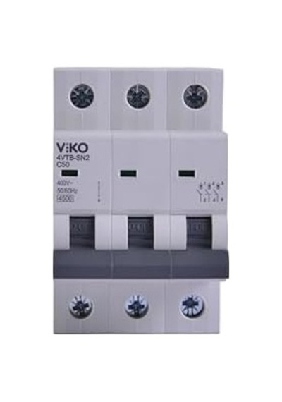 4vtb-3c50 Otomatik Sigorta 4,5ka C Tipi 3 Kutup 50a