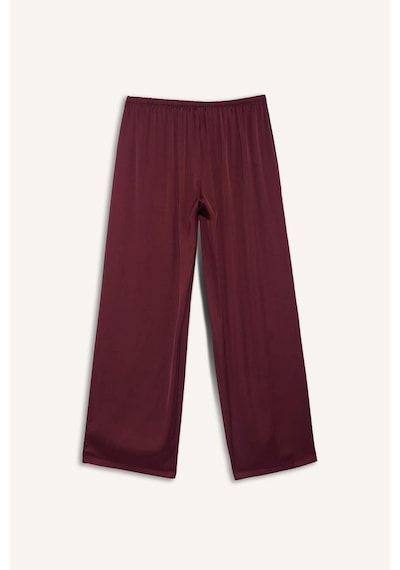 Defacto Regular Fit Uzun Boy Saten Alt-fall İn Love G1671ax25aubr210 Bordo-br210