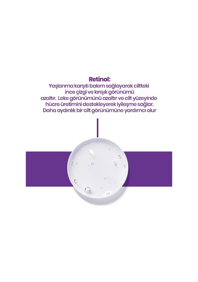 Yaşlanma Karşıtı Ve Cilt Yenileyici Retinol Serum 30 Ml