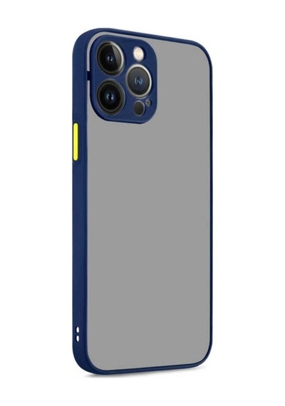 Apple Uyumlu iPhone 13 Pro Max Kılıf Zore Hux Kapak Lacivert