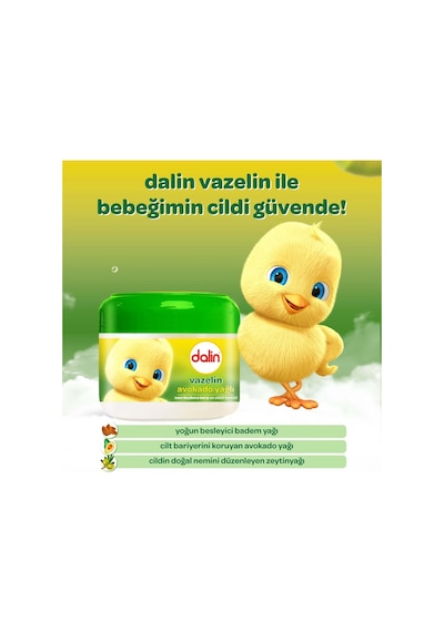 Dalin Vazelin 100ML Nem Ve Koruma Avakado Yağlı 12 Li Set