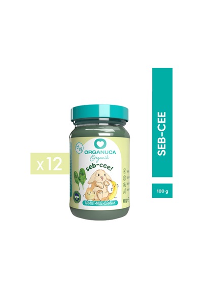 Organik Ek Gıda Seb-cee 100 G Meyve-Sebze Püresi 12'li