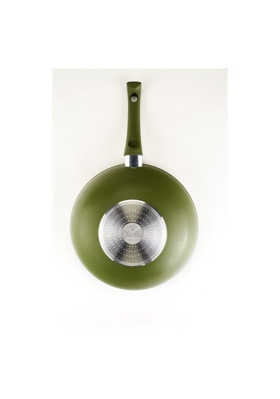 İlla Olıvılla 28 CM Wok Tava Zeyinyağ İçerikli Kaplama
