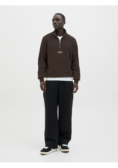 Jack & Jones Jjesoho Hn Noos Sweat Fermuarlı Yarım Yaka Erkek Sweatshirt Cok Renklı