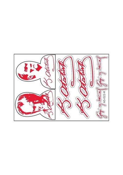 A5 Sticker 032 Tek Paket Çoklu Sticker Çok Renkli