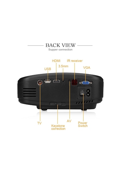 Cheerlux C6 Wireless Led Projeksiyon Cihazı