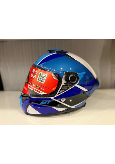 Kask Mt Thunder 4 Sv Freeway A5 Parlak Mavi