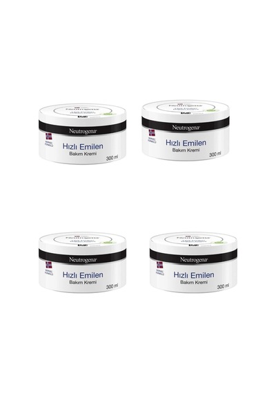 Norveç Formülü Hizli Emilen Bakim Kremi 300 Ml X 4