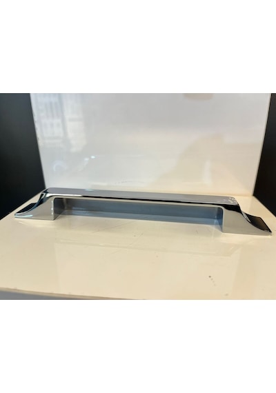 Neva Metal Kulp 128mm Krom Dolap Kapak Modern Çekmece Mobilya Tv Ünite Komidin Vestiyer Krom