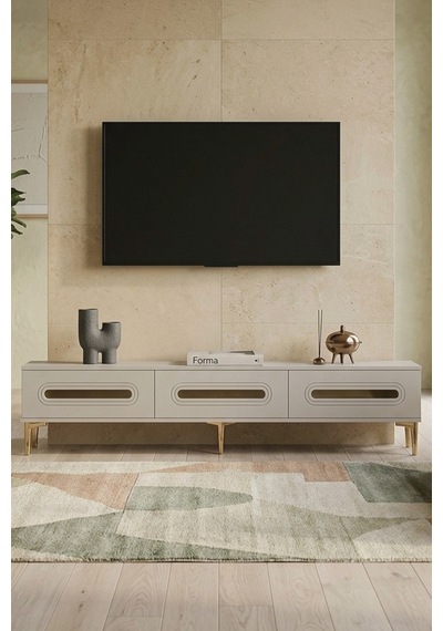 Tsa1815b İda Tv Sehpası Beyaz 180cm