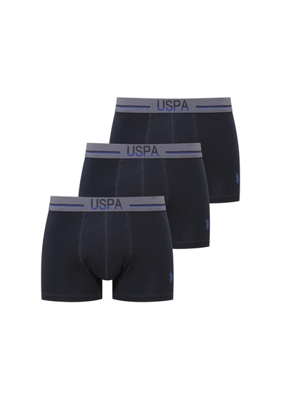 U.S. Polo Assn. Erkek Lacivert 3 Lü Boxer Lacivert