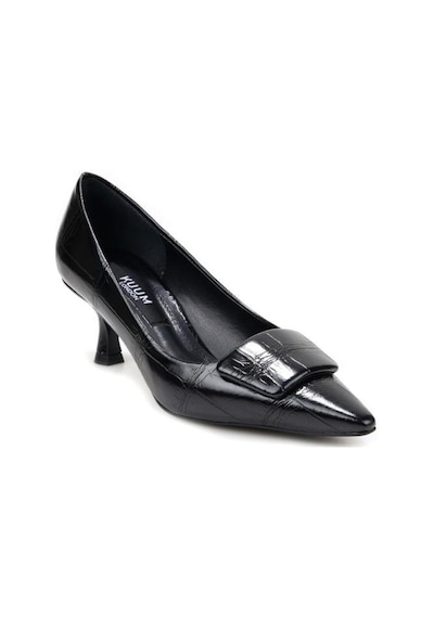 Kuum London K70-8626 Kadın Topuklu Stiletto Ayakkabı Sıyah