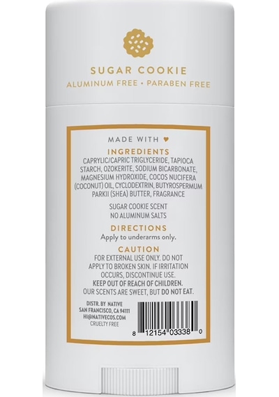 Native Sugar Cookie Alüminyumsuz Stick Deodorant 75gr