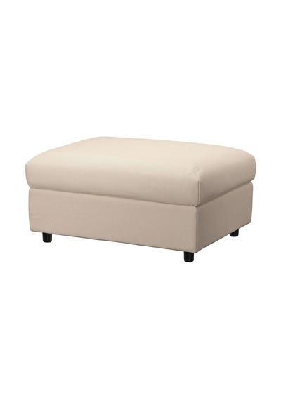 Ikea Bej Ferah Kanepe - Saklama Gözlü Puf