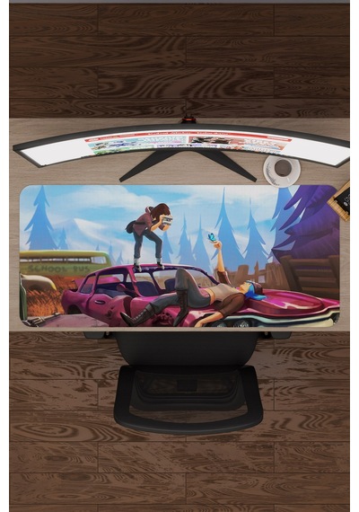 Life İs Strange Kaymaz Dikişli Kauçuk Oyuncu Mousepad V1 - 90x40 Xxl Gaming Mouse Pad Fare Altlığı
