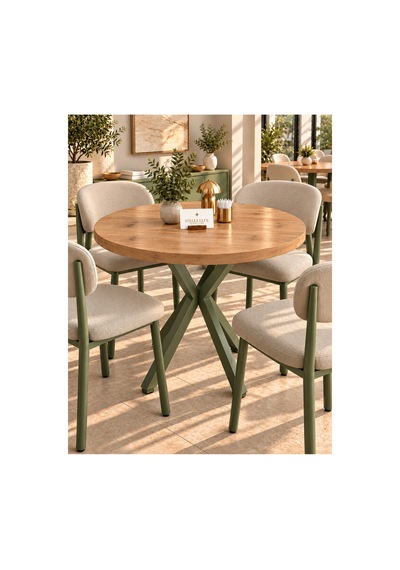 Kalınlaştırmalı Mutfak Cafe Balkon Bahçe Restoran Yemek Masası 70x70 Yeşil Çam Yuvarlak Çam Çam Kalınlaştırmalı Mutfak Cafe Balkon Bahçe Restoran Yemek Masası 70x70 Yeşil Çam Yuvarlak Çam Çam