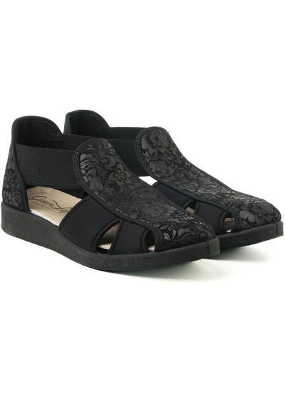 Sneaker Günlük Kadın 169 Green Life Stretch Women's Footwear Black Siyah